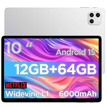 Callsky Android 15 タブレット 12GB+64GB Amazon.co.jp: 新登場·Android 15 タブレット 10インチ Wi-Fi